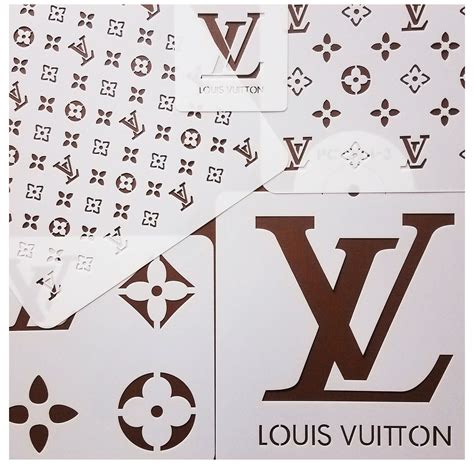 Template Louis Vuitton Stencil
